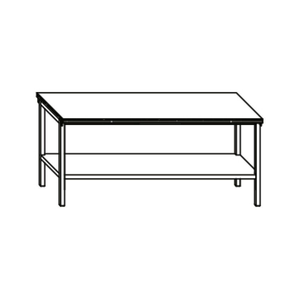 Productafbeelding nr. 3: Werkbanktafel PAVOY met aflegvlak, hxbxd 900 x 2.000 x 700 mm, lichtgrijs