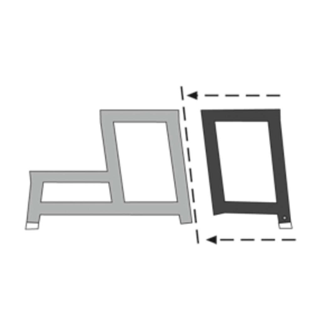 Productafbeelding nr. 2: Werkplatform ZARGES, module B, stahoogte 400 mm
