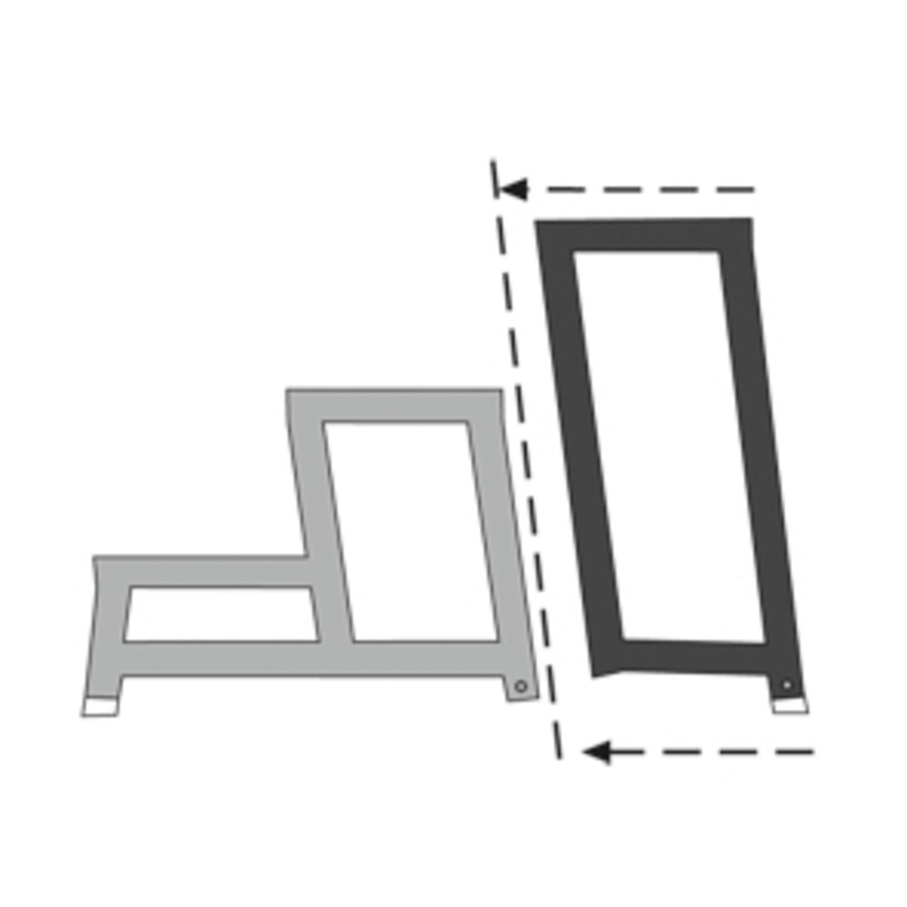 Productafbeelding nr. 2: Werkplatform ZARGES, module C, stahoogte 600 mm