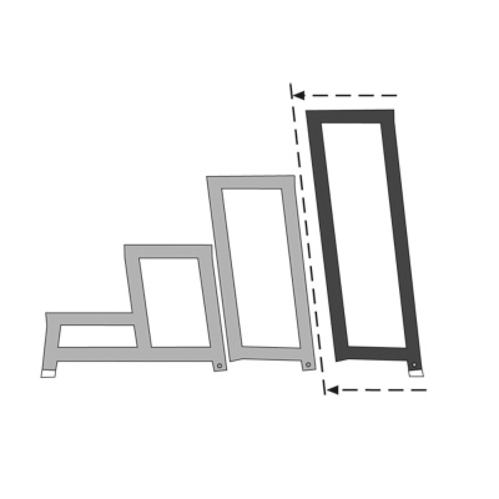 Werkplatform ZARGES, module D, stahoogte 800 mm Productafbeelding nr. 4: Werkplatform ZARGES, module D, stahoogte 800 mm