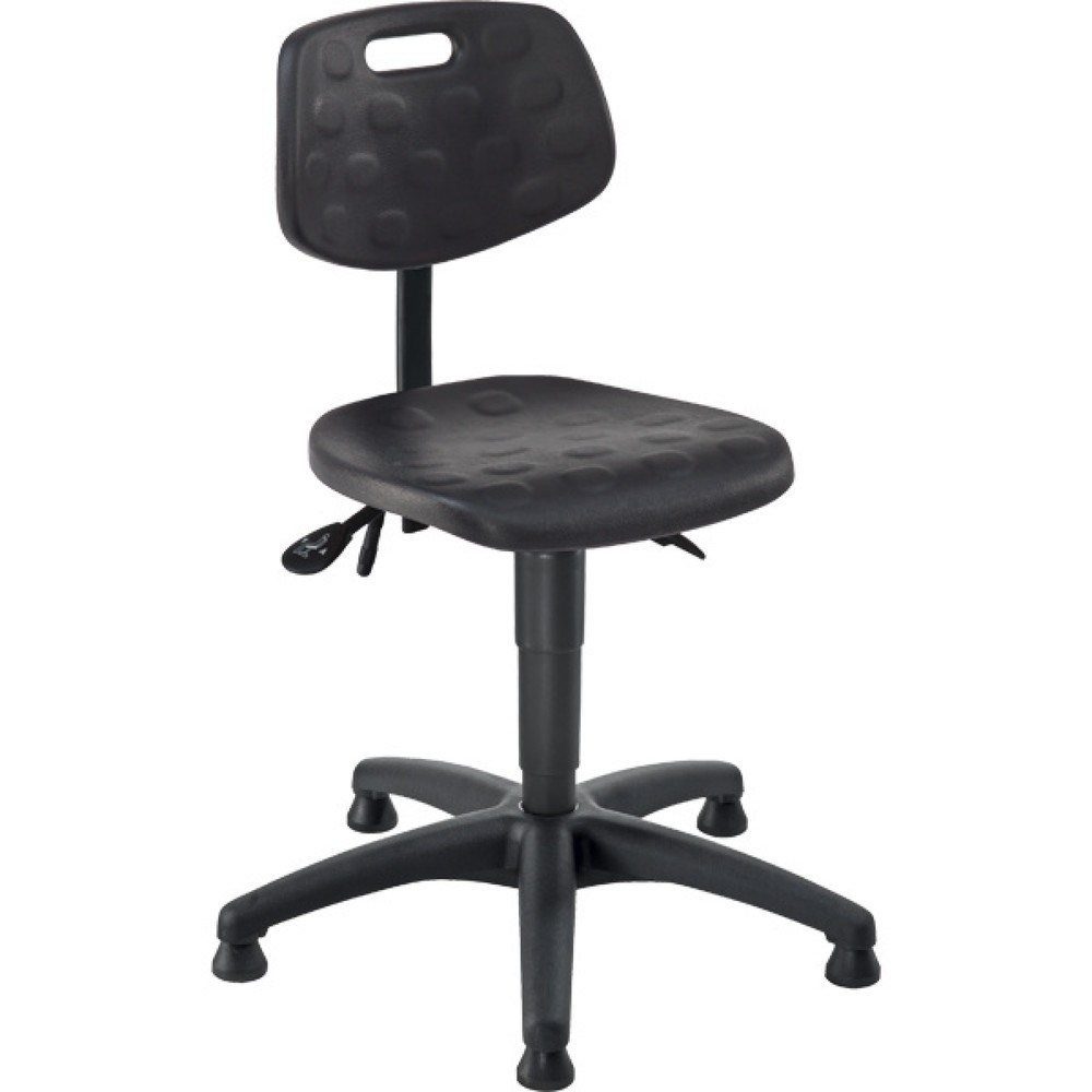 Product afbeelding: Werkdraaistoel Ability polyurethaan, zithoogte 470-610 mm, kunststof onderstel, vloerglijders