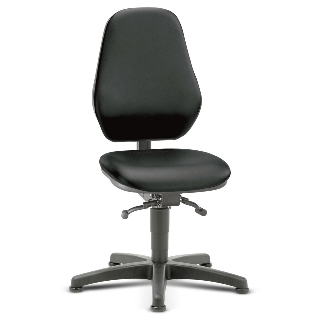 Product afbeelding: Werkdraaistoel bimos Alpha II, vloerglijders, zwart