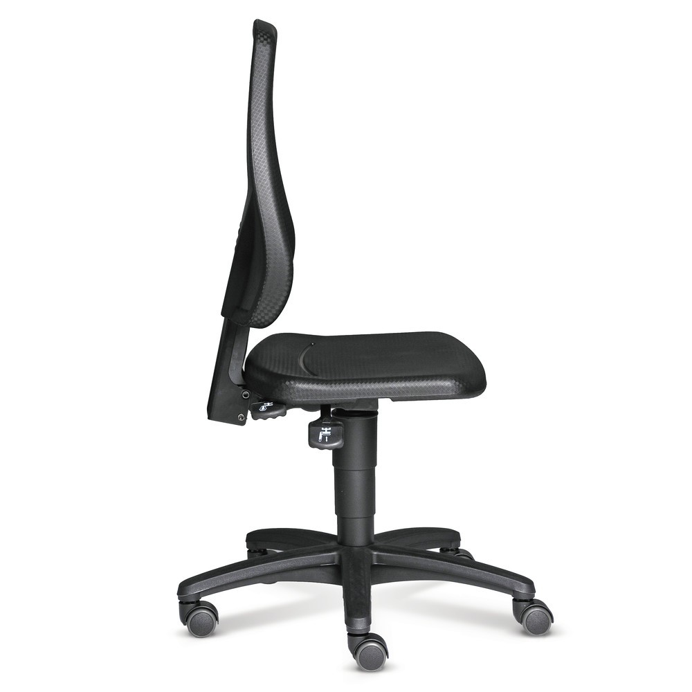Productafbeelding nr. 2: Werkdraaistoel bimos SoftTouch, hoge, ergonomsiche rugleuning, zithoogte 440-620 mm, wielen, zwart