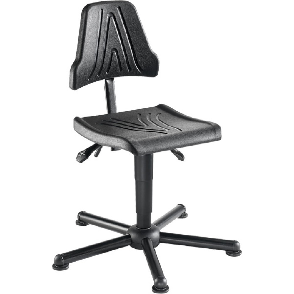Product afbeelding: Werkdraaistoel Stream, zithoogte 425-565 mm, stalen onderstel, vloerglijders