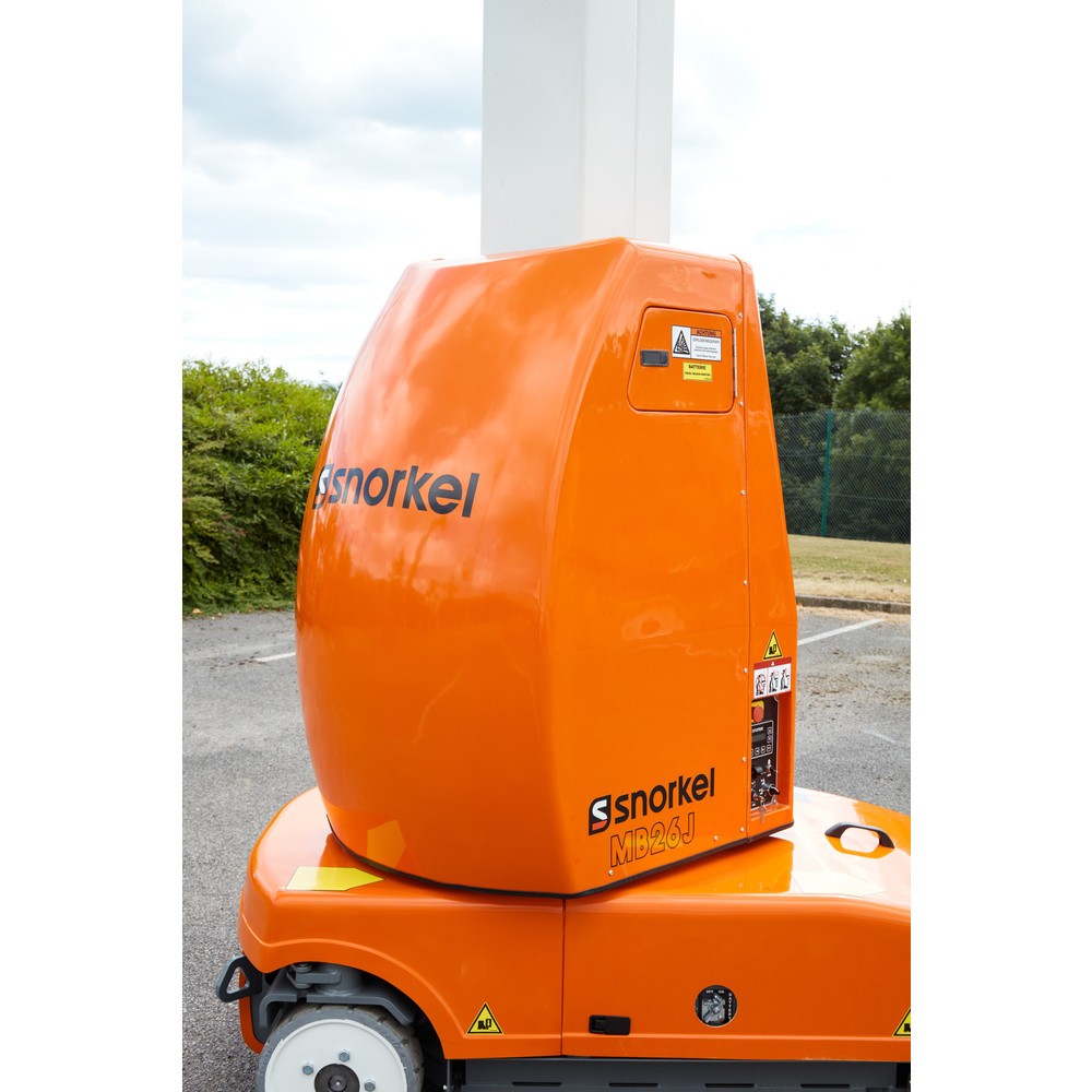 Productafbeelding nr. 2: Werkkooi met telescoop hefmast Snorkel MB26J, elektrisch verrijdbaar, draagvermogen 215 kg, werkhoogte max. 9,8 m, reikwijdte max. 3,0 m