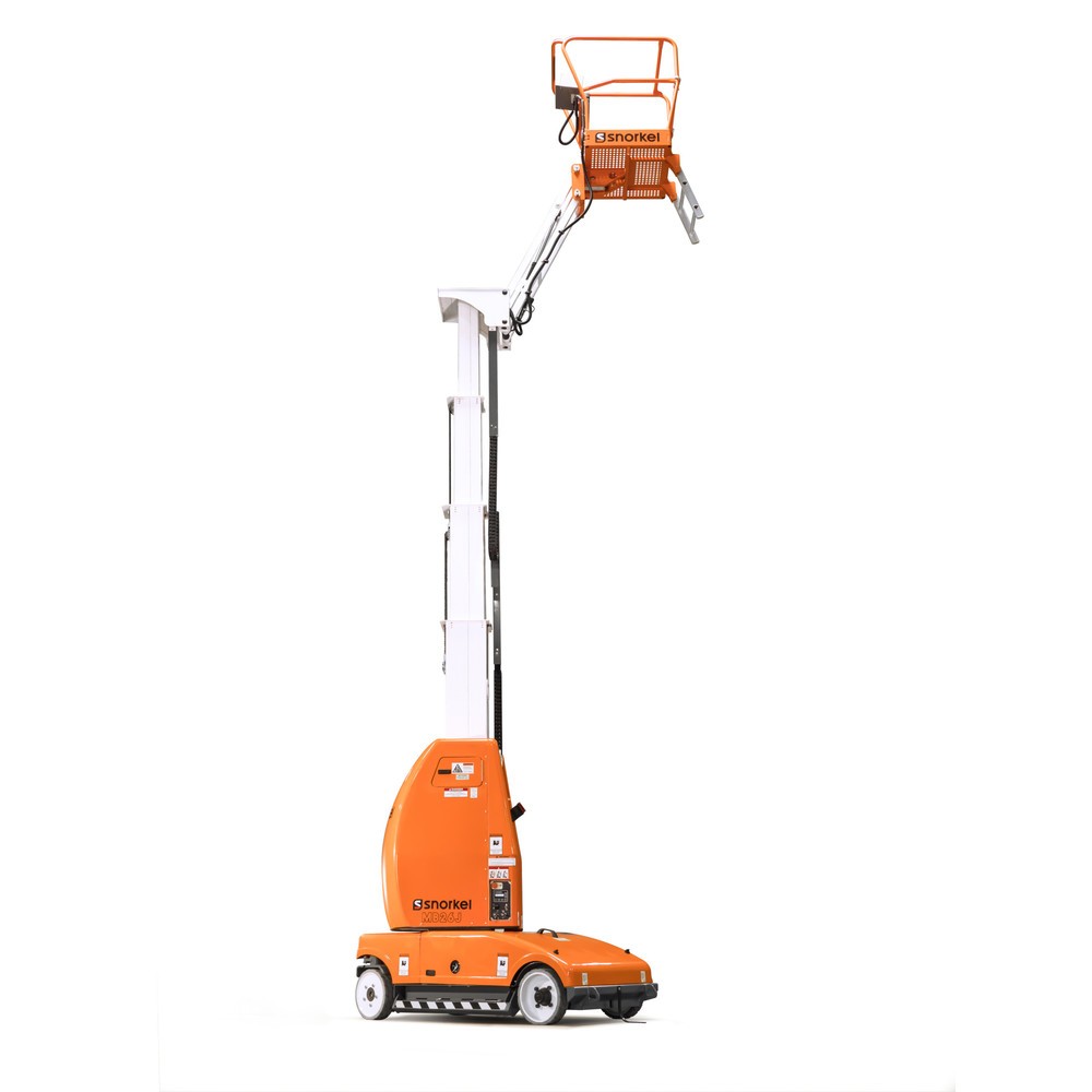 Product afbeelding: Werkkooi met telescoop hefmast Snorkel MB26J, elektrisch verrijdbaar, draagvermogen 215 kg, werkhoogte max. 9,8 m, reikwijdte max. 3,0 m