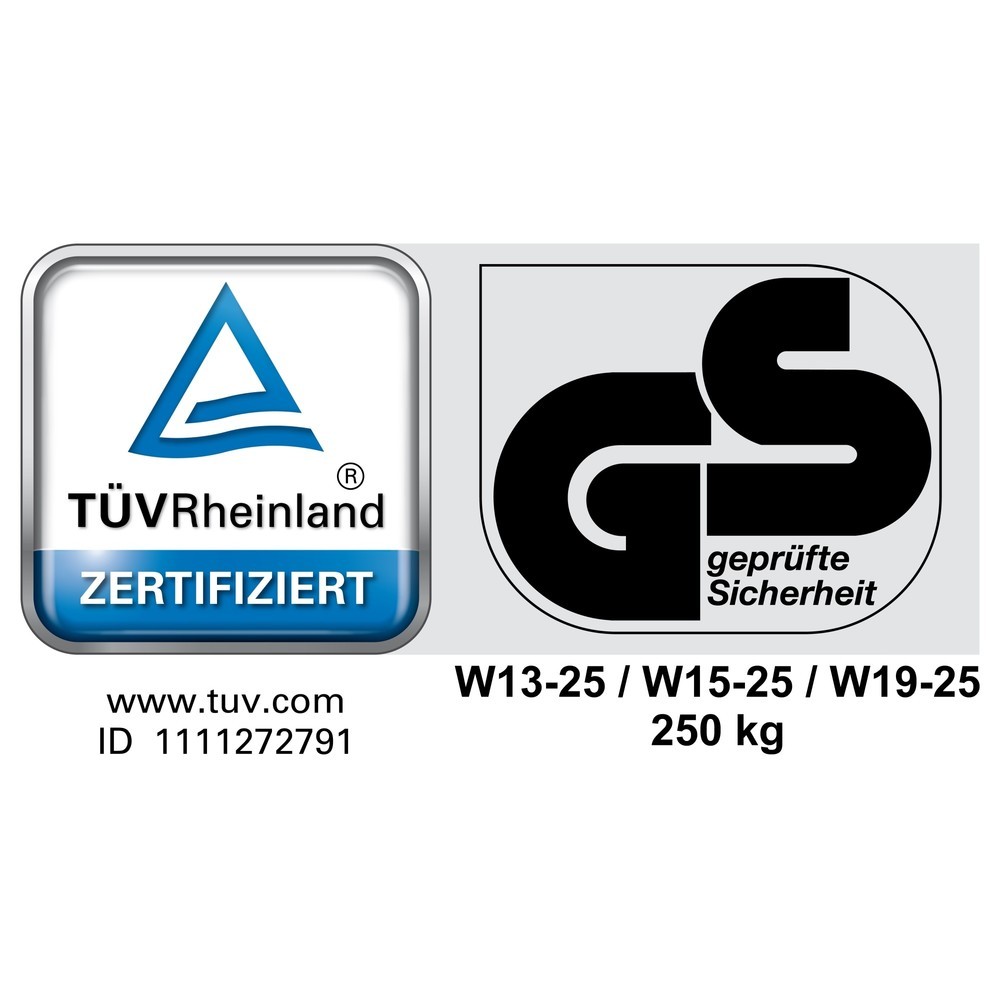 Productafbeelding nr. 2: Werkkruk meychair Workster Complex XXL, zithoogte 470-610 mm, draagvermogen 250 kg, wielen