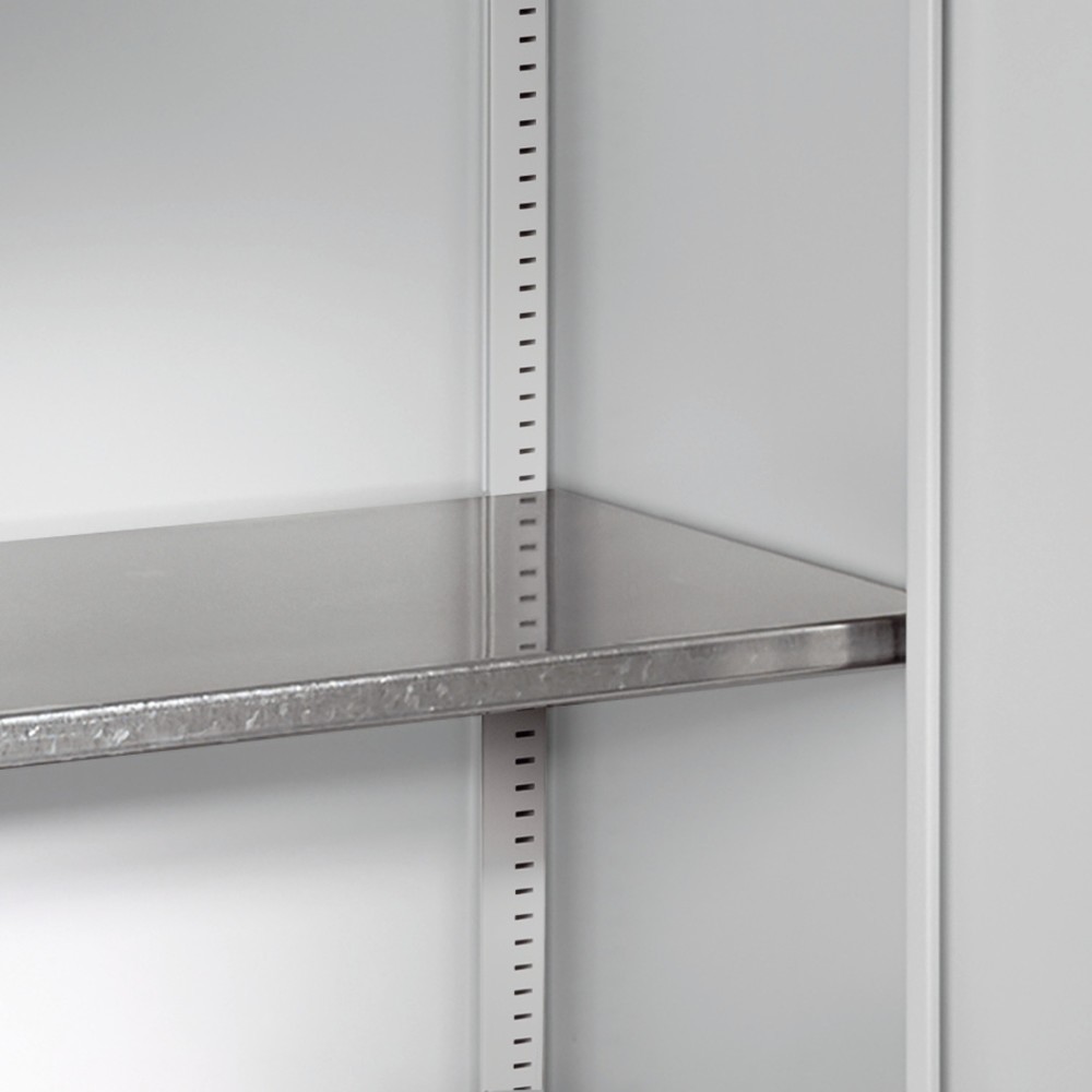 Productafbeelding nr. 17: Werkplaatsdraaideurkast C+P met 4 legborden, hxbxd 1.950 x 930 x 400 mm, lichtgrijs, zwartgrijs