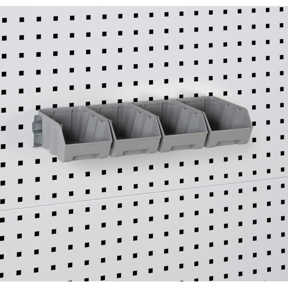 Productafbeelding nr. 7: Werkplaatskast Fami PERFOM, 4 geperforeerde legborden, 3 lades, geperforeerde platen voor deur, bakken, hxbxd 2.000 x 1.023 x 726 mm, lichtblauw
