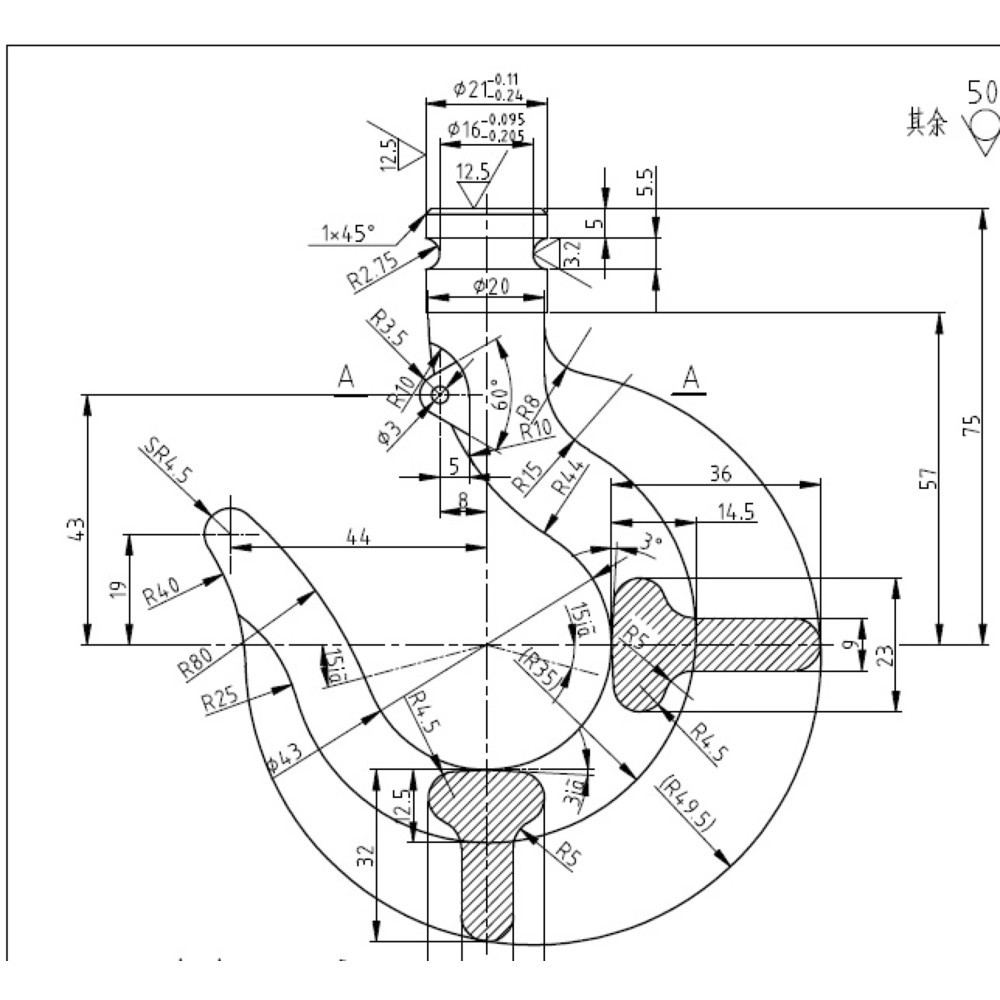 Productafbeelding nr. 3: Werkplaatskraan met gespreid frame en snelhef, inklapbaar, cap. 1.500-2.000 kg, RAL 3020 verkeersrood