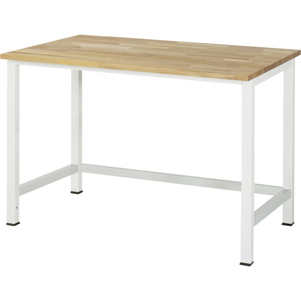 Productafbeelding nr. 1: Werktafel RAU 900, hxbxd 825 x 1.250 x 800 mm, massief beuken werkblad