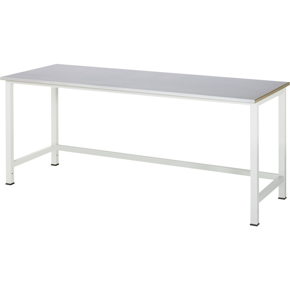 Productafbeelding nr. 1: Werktafel RAU 900, hxbxd 825 x 2.500 x 800 mm, werkblad met laag plaatstaal