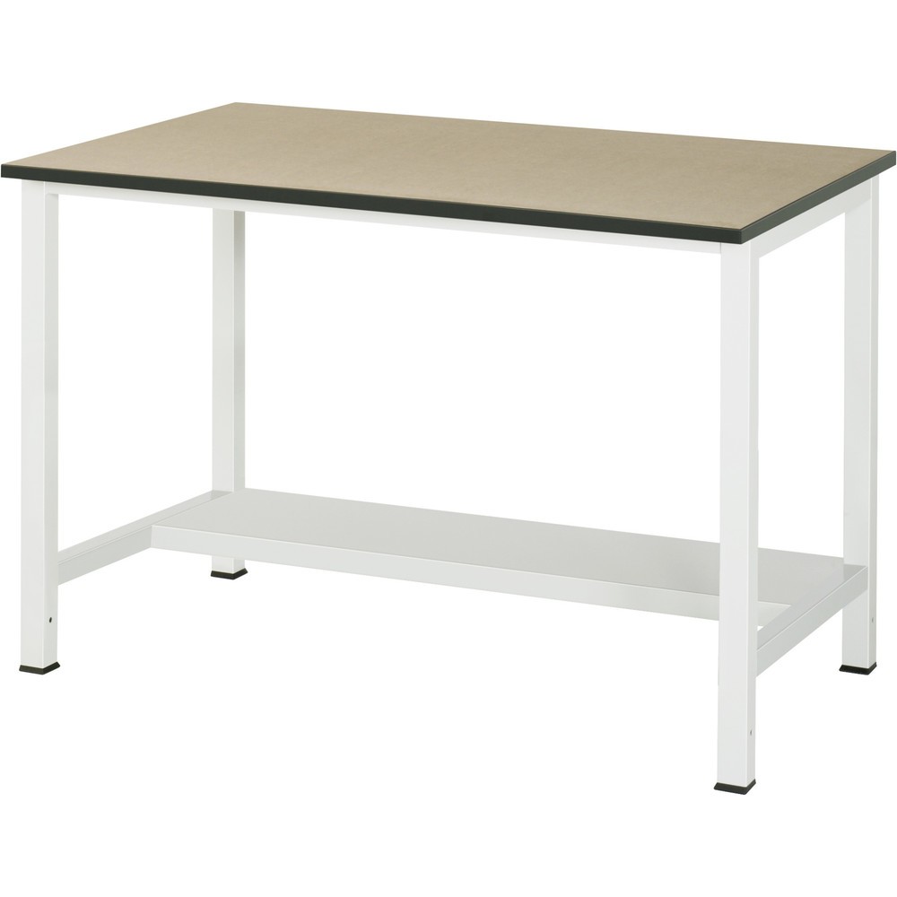 Productafbeelding nr. 1: Werktafel RAU 900 met legbord diepte 320 mm, hxbxd 825 x 1.250 x 800 mm, mdf werkblad
