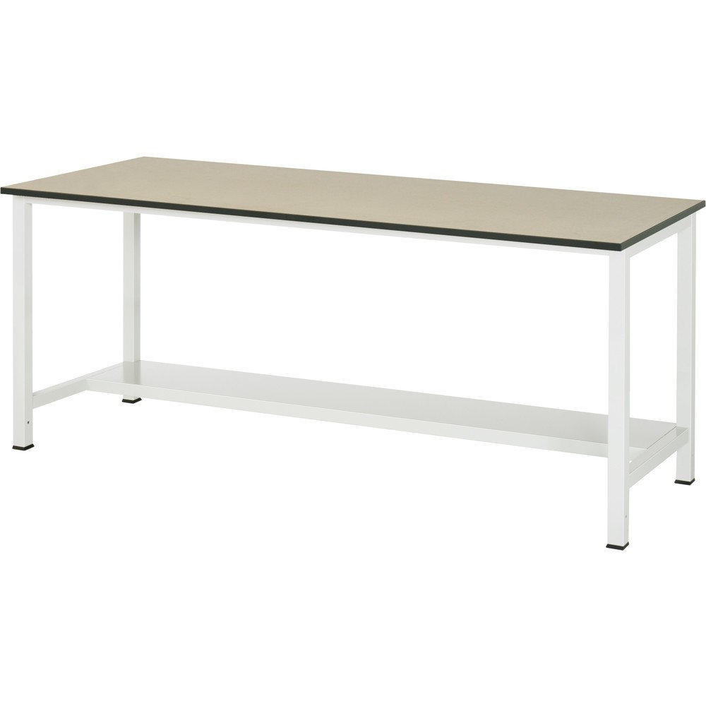 Productafbeelding nr. 1: Werktafel RAU 900 met legbord diepte 320 mm, hxbxd 825 x 2.500 x 800 mm, mdf werkblad