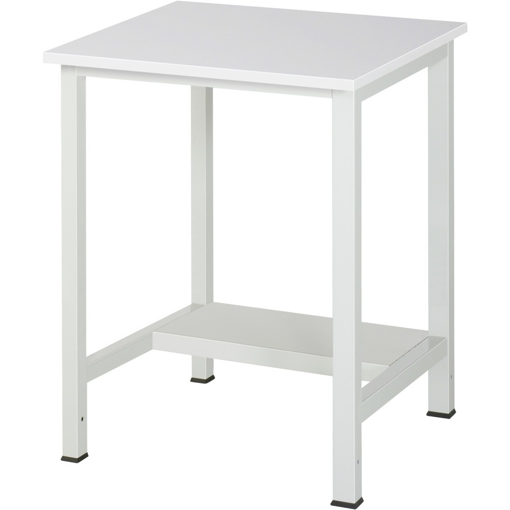Productafbeelding nr. 1: Werktafel RAU 900 met legbord diepte 320 mm, hxbxd 825 x 750 x 800 mm, werkblad met melaminelaag