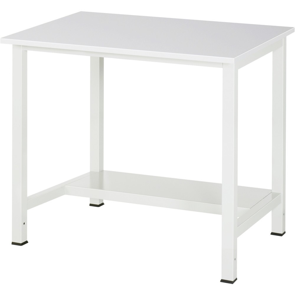 Productafbeelding nr. 1: Werktafel RAU 900 met legbord diepte 320 mm, hxbxd 825 x 1.000 x 800 mm, werkblad met EGB-melaminelaag