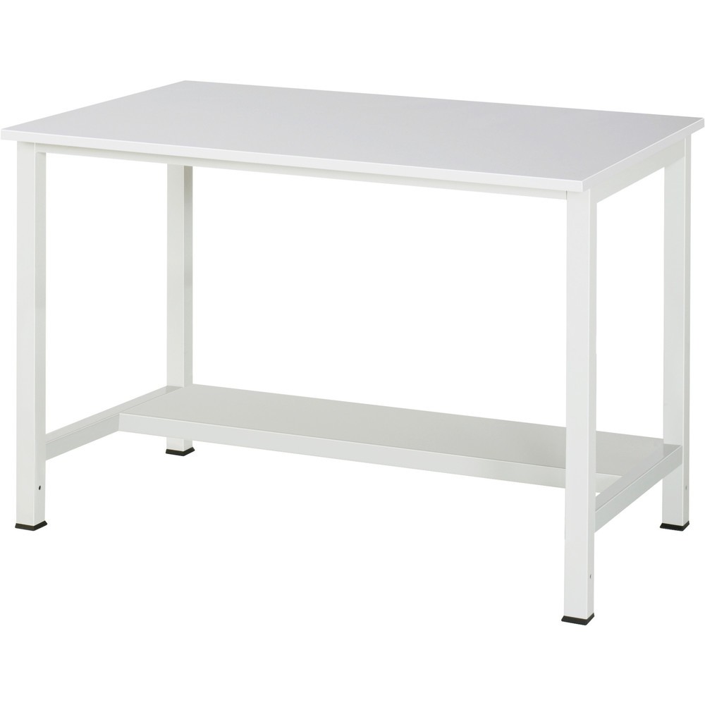 Productafbeelding nr. 1: Werktafel RAU 900 met legbord diepte 320 mm, hxbxd 825 x 1.250 x 800 mm, werkblad met melaminelaag