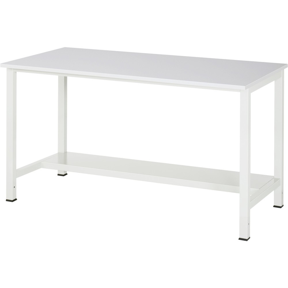 Productafbeelding nr. 1: Werktafel RAU 900 met legbord diepte 320 mm, hxbxd 825 x 1.500 x 800 mm, werkblad met melaminelaag