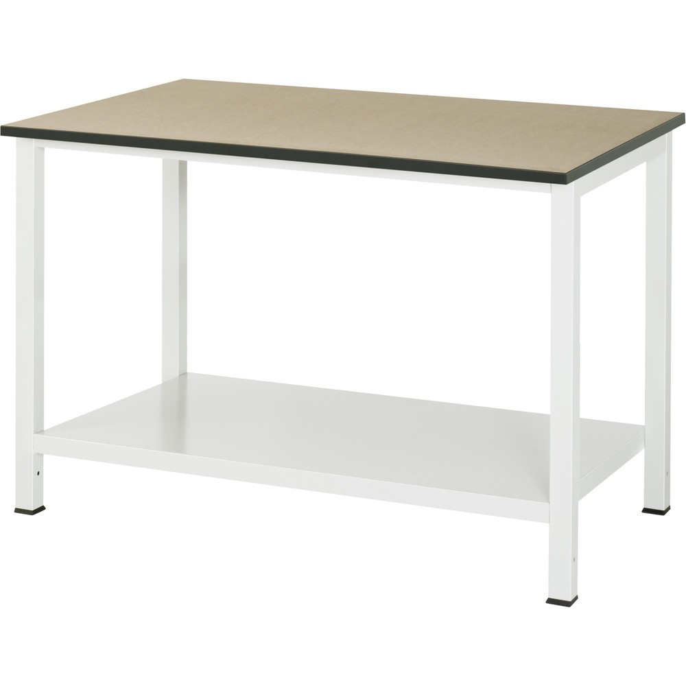 Productafbeelding nr. 1: Werktafel RAU 900 met legbord diepte 650 mm, hxbxd 825 x 1.250 x 800 mm, mdf werkblad
