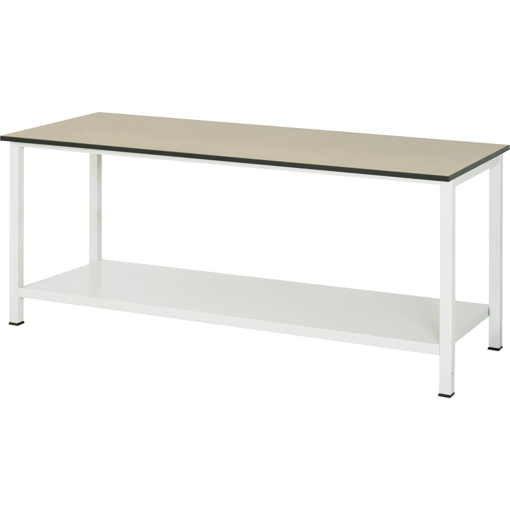 Productafbeelding nr. 1: Werktafel RAU 900 met legbord diepte 650 mm, hxbxd 825 x 2.500 x 800 mm, mdf werkblad