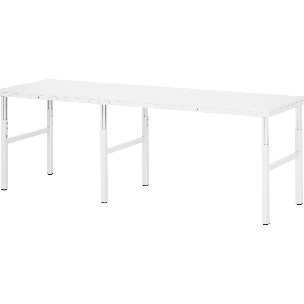 Werktafel RAU serie E, hxbxd 650-1.000 x 1.000 x 500 mm, werkblad met melaminelaag Productafbeelding nr. 3: Werktafel RAU serie E, hxbxd 650-1.000 x 1.000 x 500 mm, werkblad met melaminelaag