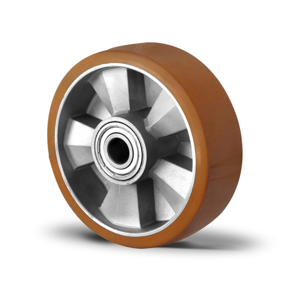 Wiel ø 125 mm serie BAU5 dubbele kogellager Product afbeelding: Wiel ø 125 mm serie BAU5 dubbele kogellager