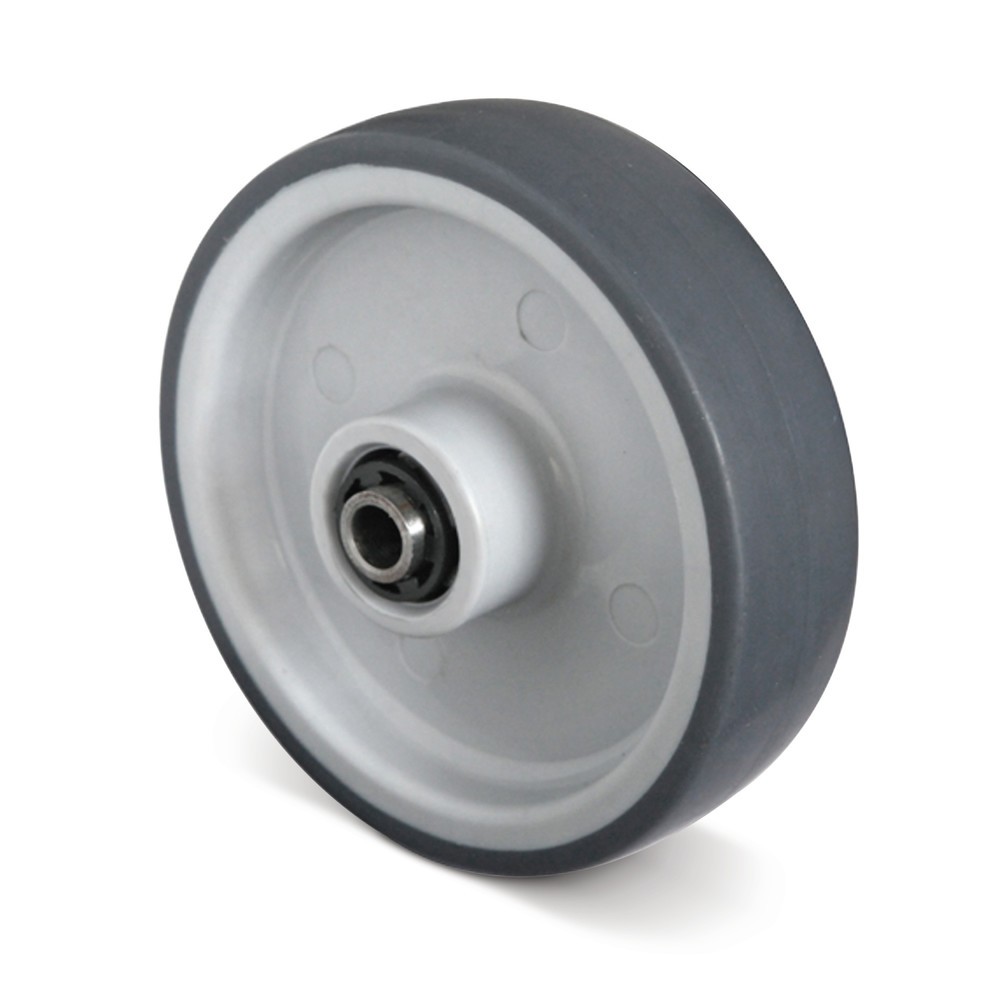 Product afbeelding: TPE-wiel Basic, PP-velg, laat geen strepen achter, Øxb 100 x 32 mm, cap. 90 kg