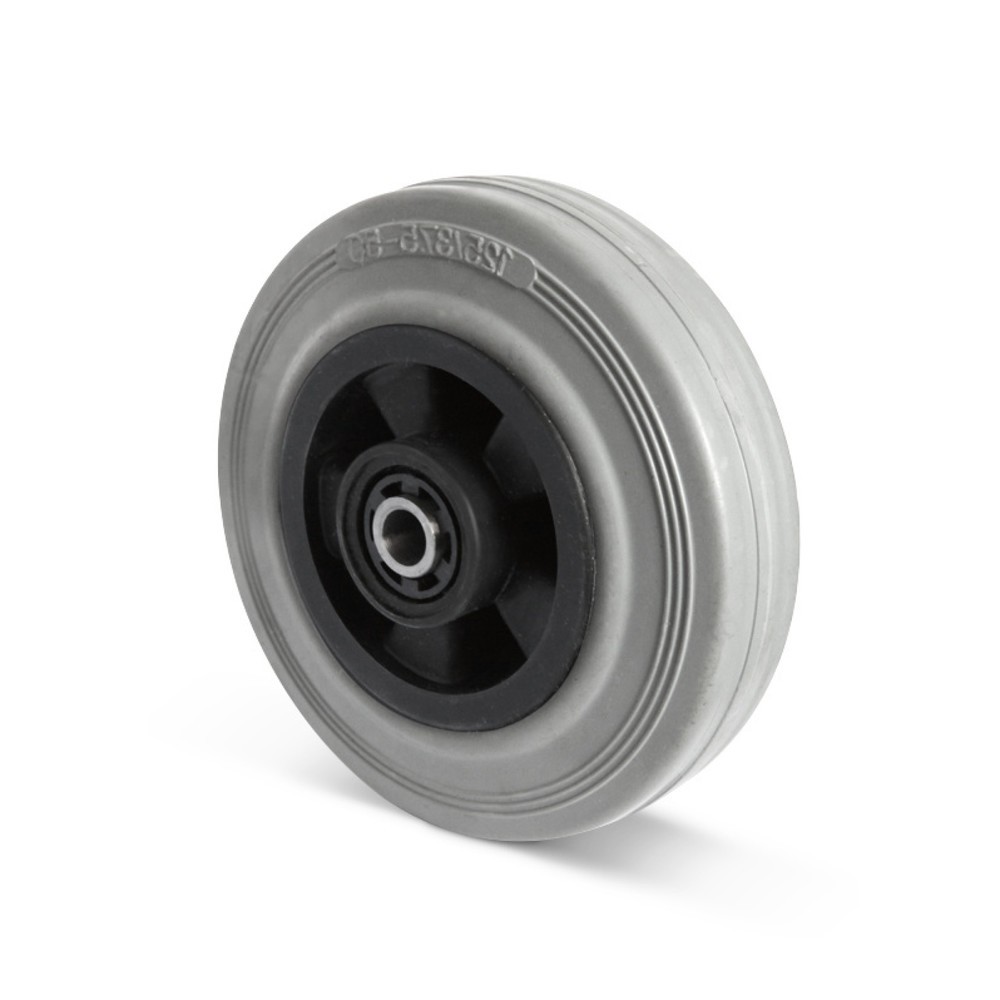 Product afbeelding: Wiel van massief rubber Basic, PAK-vrij, ØxB 80 x 30 mm, capaciteit 70 kg