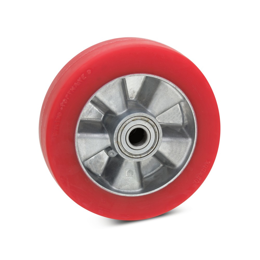 Product afbeelding: Wiel van zacht PU Wicke, groefkogellager, Ø x b 125 x 40 mm, cap. 200 kg