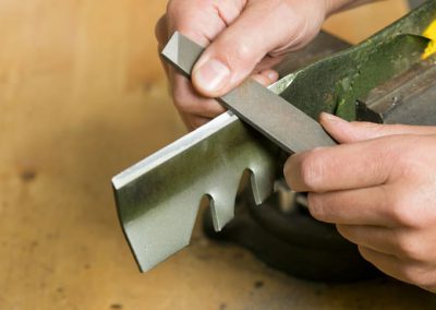 Heggenschaar verzorgen en slijpen