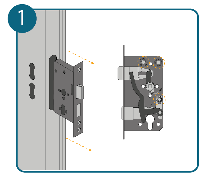 Stap 1: veer van de deurklink controleren