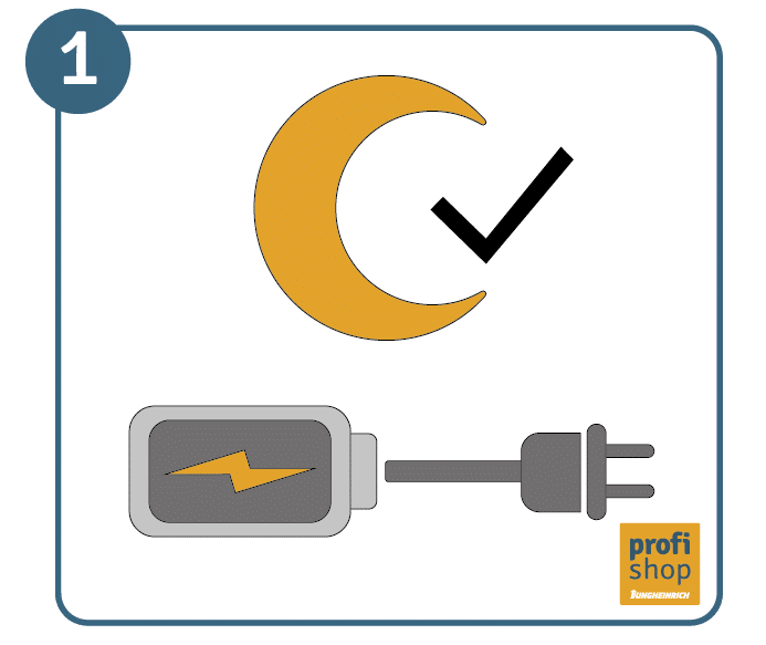 Lithium-ion-accu correct opladen, stap 1: ‘s nachts opladen