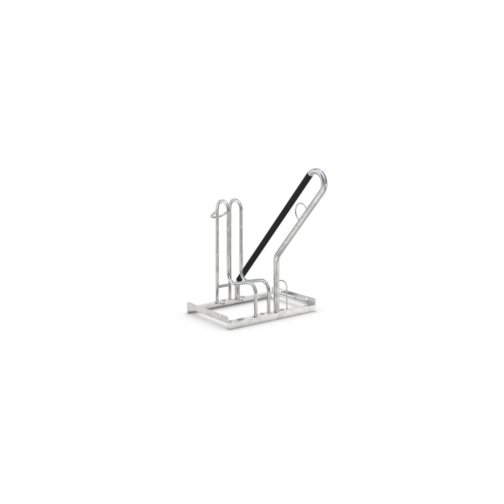 Product afbeelding: Fietsenrek wsm® 0500 XBF, voor keilboutbevestiging, thermisch verzinkt, 1-zijdige wielinzet, 2 plaatsen, wielafstand 500 mm
