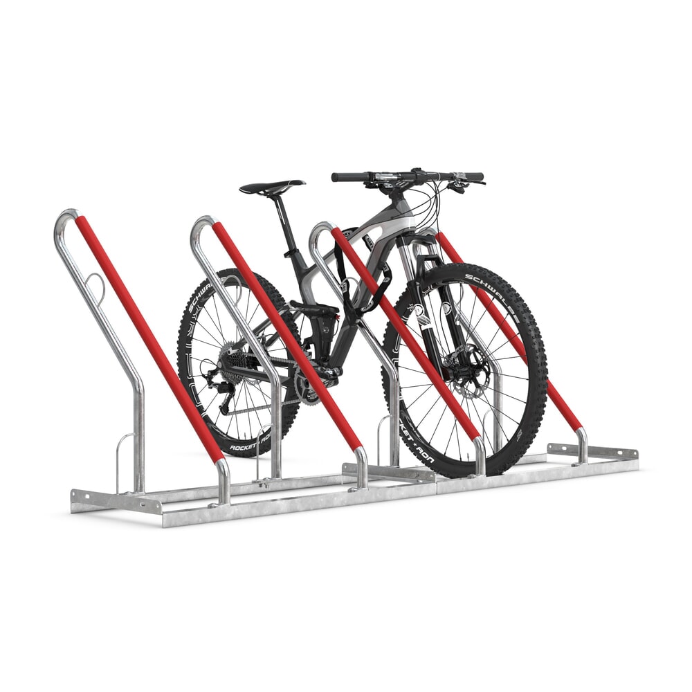 Productafbeelding nr. 9: Fietsenrek wsm® 0500 XBF, voor keilboutbevestiging, thermisch verzinkt, 1-zijdige wielinzet, 2 plaatsen, wielafstand 500 mm