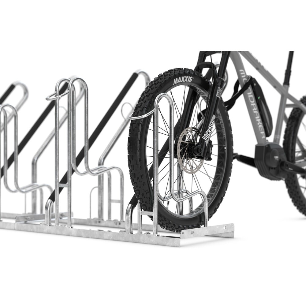Productafbeelding nr. 3: Fietsenrek wsm® 4700 XBF, vrijstaand, thermisch verzinkt, 1-zijdige wielinzet, 2 plaatsen, wielafstand 500 mm