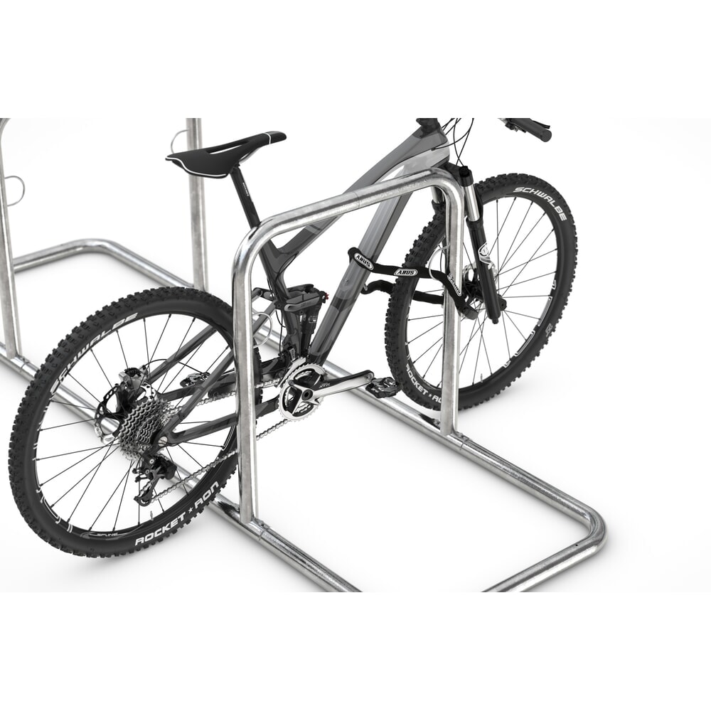 Productafbeelding nr. 3: Fietsleunsysteem wsm® GALAXY XL, 2-zijdige wielinzet, 4 plaatsen, breedte 2.520 mm