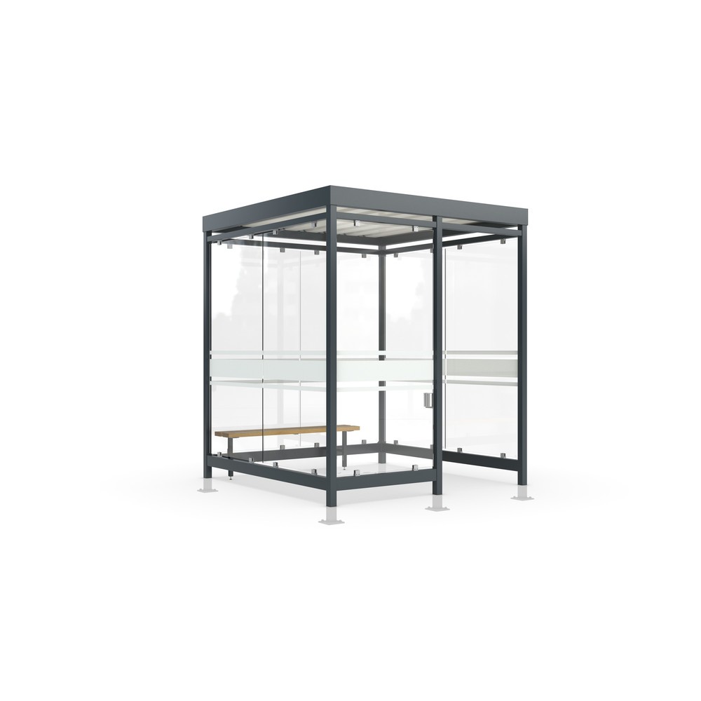 Product afbeelding: WSM complete set rookschuilplaats Cologne K2 c/b, incl. bank en wandasbak, zonder verlichting, met bestrating