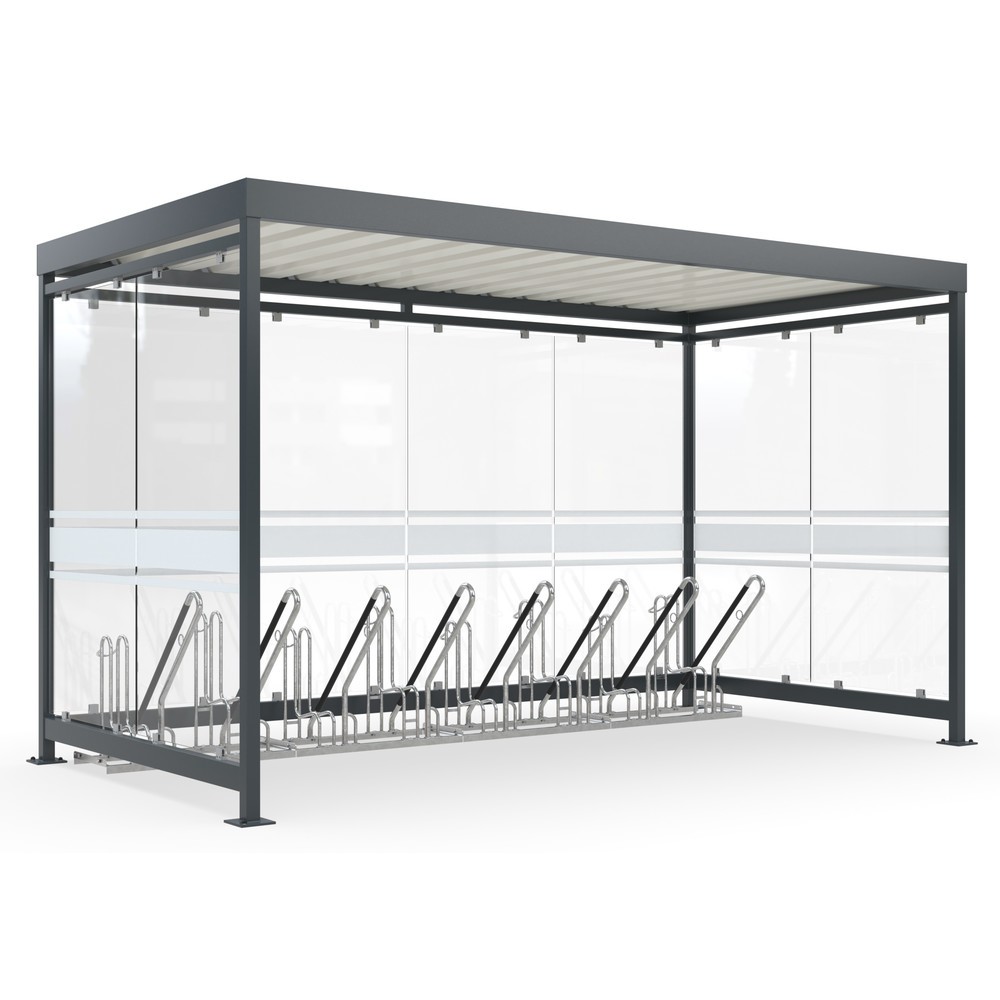 Product afbeelding: WSM-fietsenstalling met tegenzetsysteem, 8 plaatsen