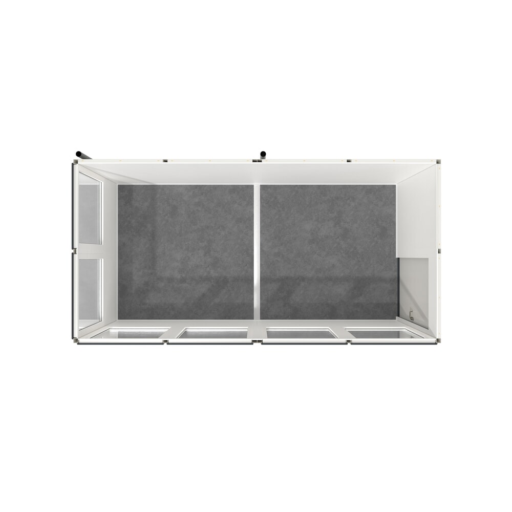 Productafbeelding nr. 2: Kantoorunit wsm® MULTIROOM voor buiten, oppervlakte 10,67 m², gemonteerd in twee eenheden