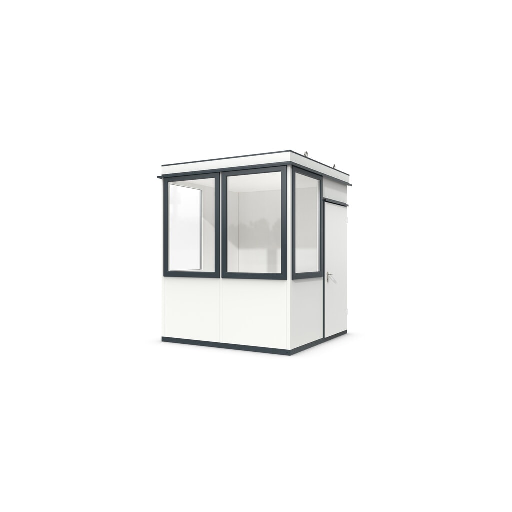 Kantoorunit wsm® MULTIROOM voor buiten, oppervlakte 5,47 m², volledig gemonteerd Product afbeelding: Kantoorunit wsm® MULTIROOM voor buiten, oppervlakte 5,47 m², volledig gemonteerd