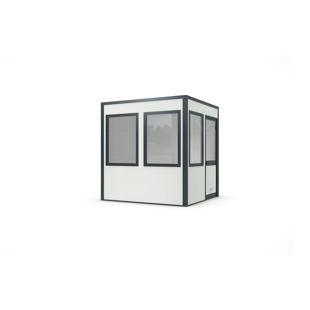 Productafbeelding nr. 1: Zelfbouw kantoorunit wsm® SMARTUNIT voor binnen, oppervlakte 5,95 m², hxbxd 2.600 x 2.440 x 2.440 mm