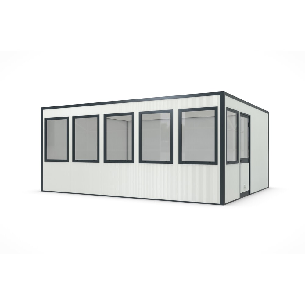 Productafbeelding nr. 1: Zelfbouw kantoorunit wsm® SMARTUNIT voor binnen, oppervlakte 28,11 m², hxbxd 2.600 x 5.908 x 4.758 mm