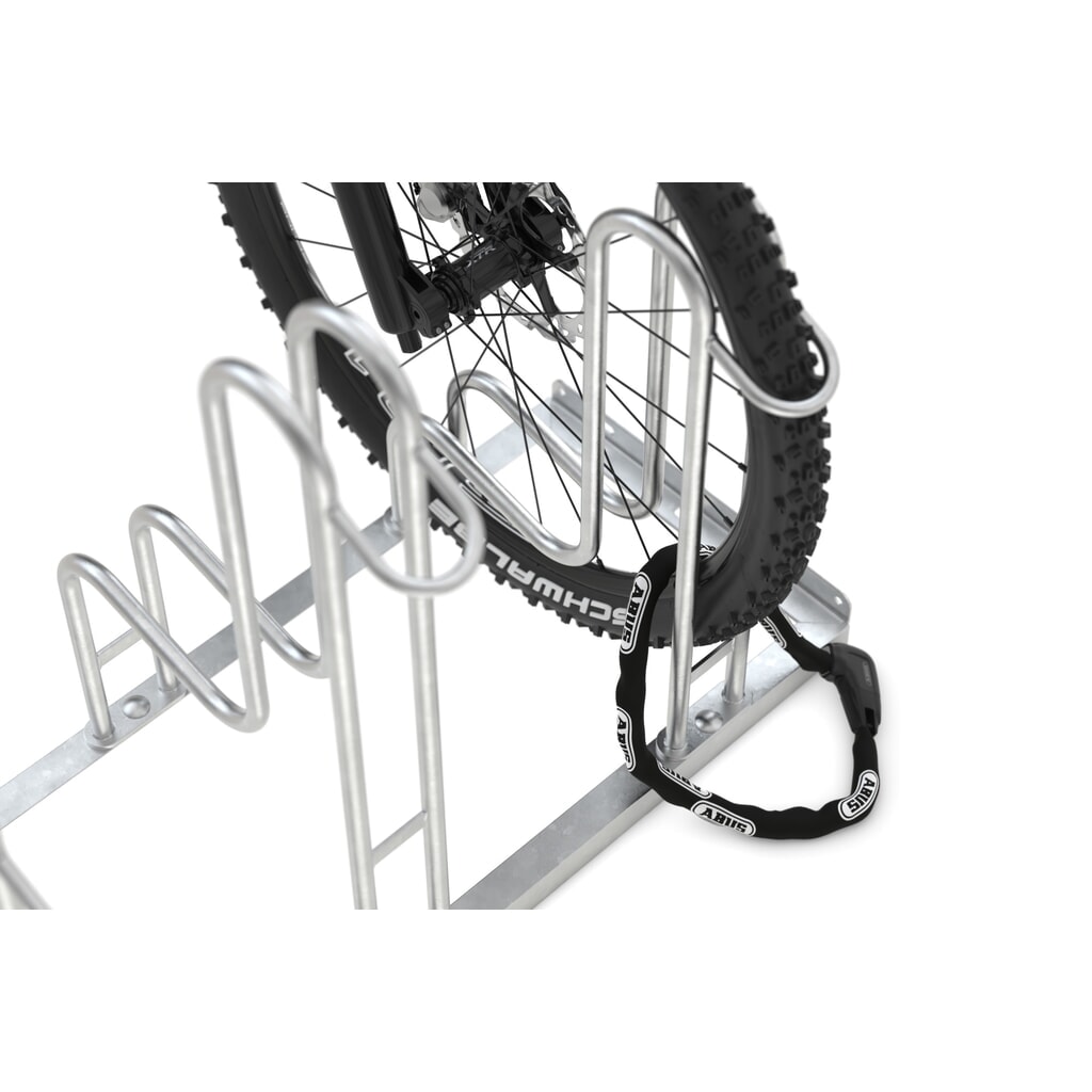 Staand fietsenrek wsm® 4000 BR, 1-zijdig, thermisch verzinkt, wielafstand 390 mm, 2 plaatsen Productafbeelding nr. 3: Staand fietsenrek wsm® 4000 BR, 1-zijdig, thermisch verzinkt, wielafstand 390 mm, 2 plaatsen
