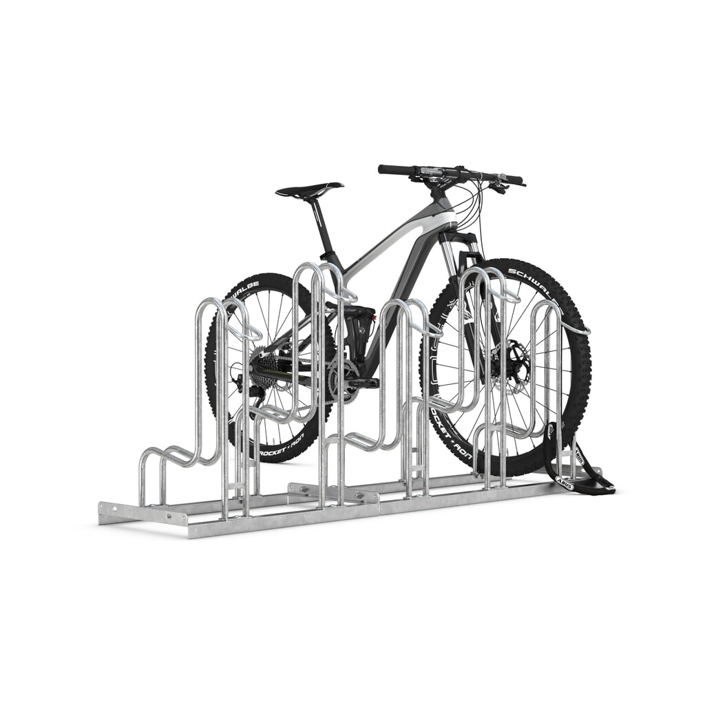 Productafbeelding nr. 8: Staand fietsenrek wsm® 4000 BR, 1-zijdig, thermisch verzinkt, wielafstand 390 mm, 5 plaatsen