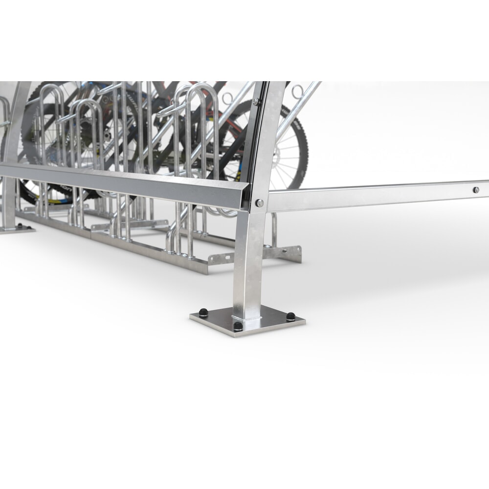 Productafbeelding nr. 4: Overkapping wsm® BAMBERG in rondboogontwerp, breedte 4.130 mm, verzinkt