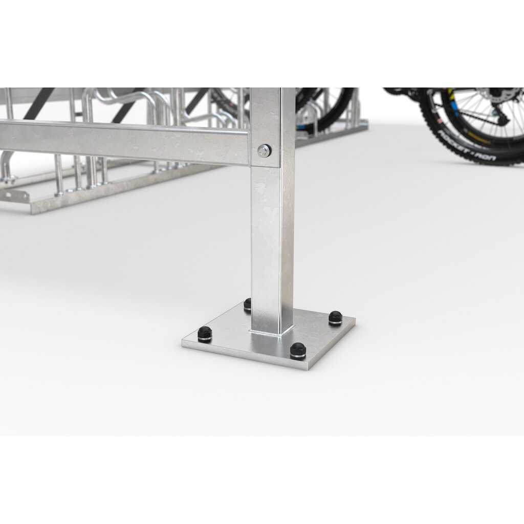 Productafbeelding nr. 5: Overkapping wsm® BAMBERG in rondboogontwerp, breedte 12.350 mm, verzinkt