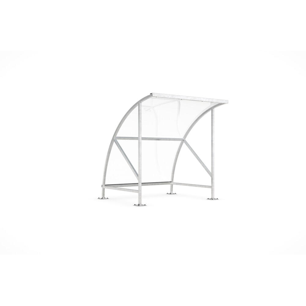 Product afbeelding: Overkapping wsm® BAMBERG in rondboogontwerp, breedte 2.090 mm, verzinkt