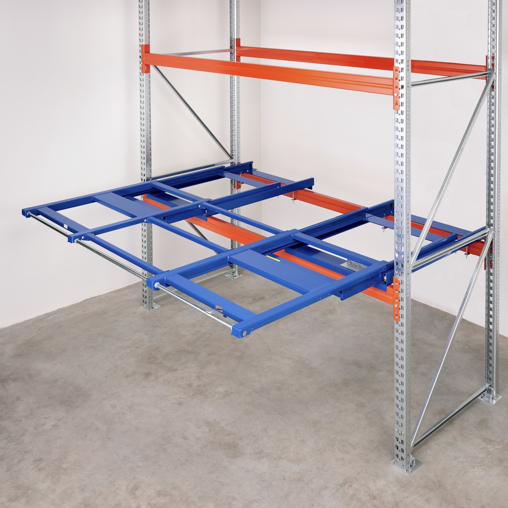 Productafbeelding nr. 4: XL palletuittrekvoorziening, draagvermogen 1.200 kg, uittrekdiepte 100%, bxd 2.600 x 1.200 mm