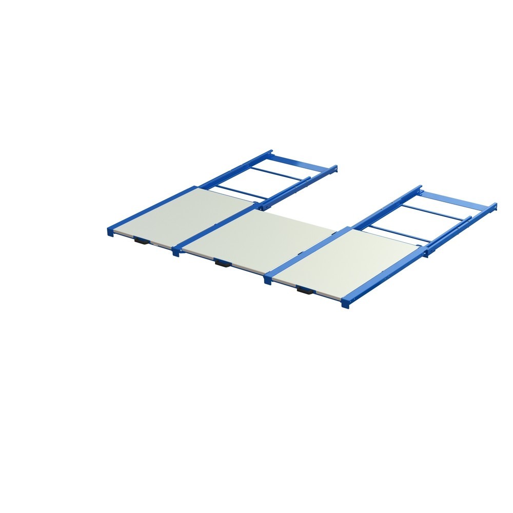 Productafbeelding nr. 1: XL palletuittrekvoorziening, draagvermogen 400 kg, uittrekdiepte 100%, bxd 2.600 x 1.200 mm, met stalen legbord
