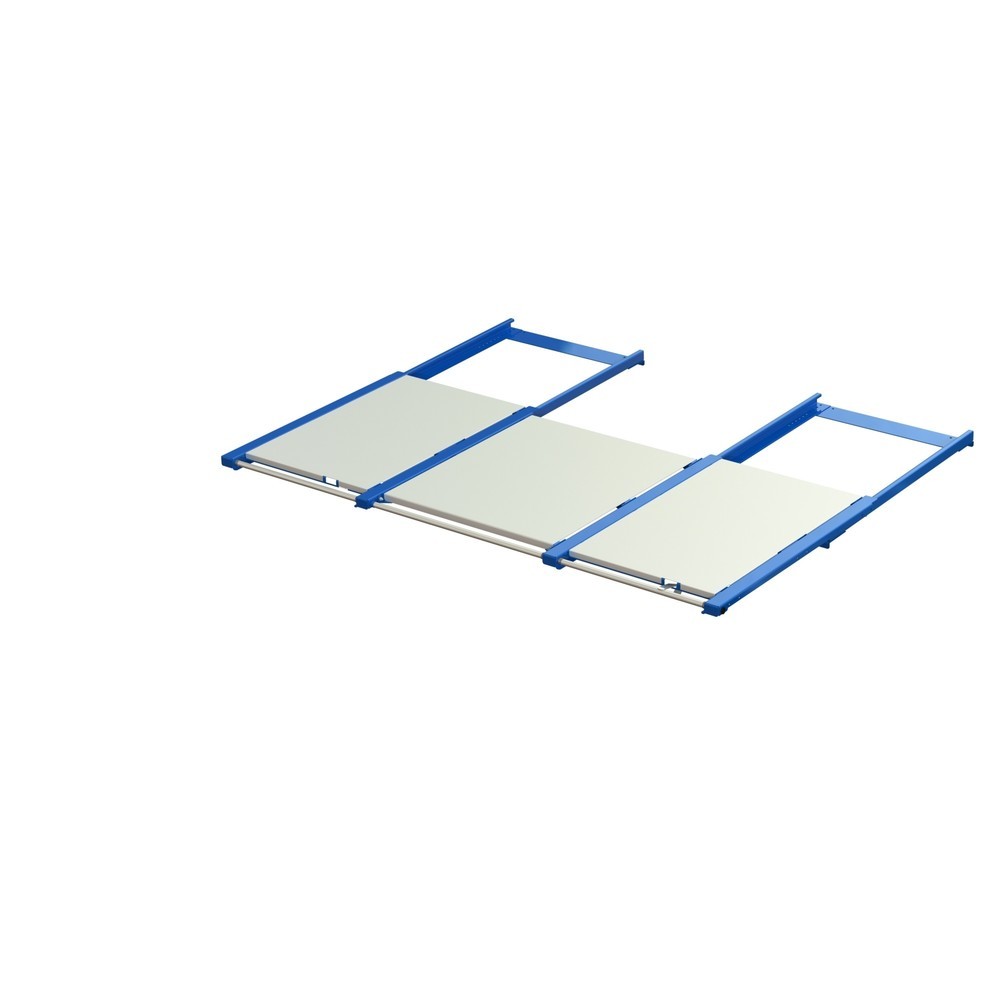 Productafbeelding nr. 1: XL palletuittrekvoorziening, draagvermogen 1.200 kg, uittrekdiepte 70%, bxd 2.600 x 1.200 mm, met stalen legbord